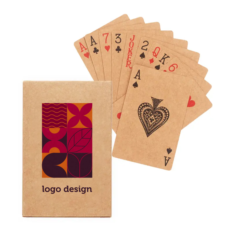 Playing cards recycled paper